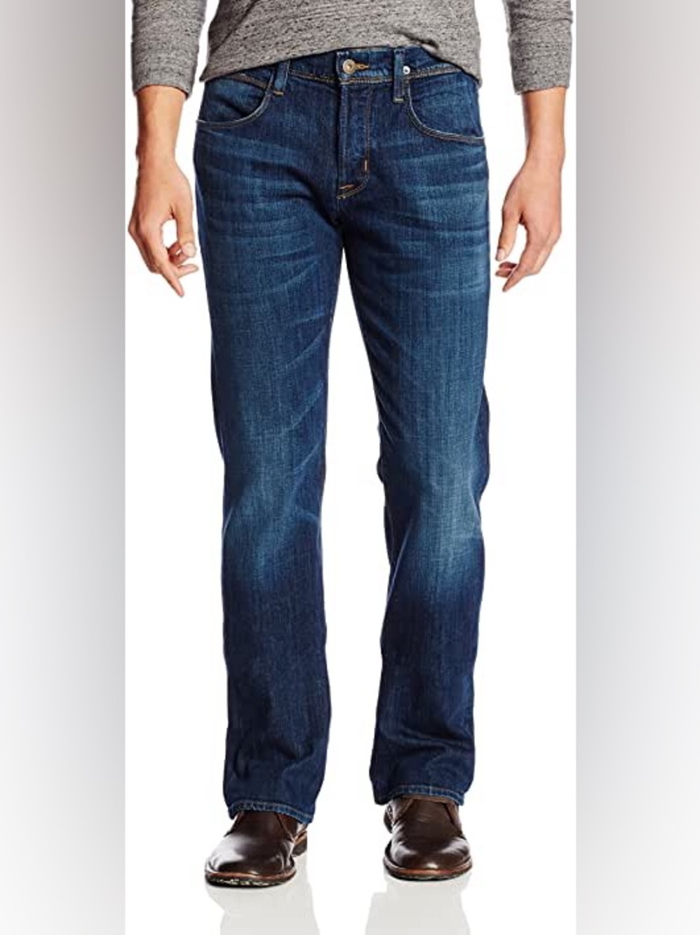 Hudson Jeans, size 31, Dark Indigo Straight-Leg Clifton 5 pocket Men’s Jeans